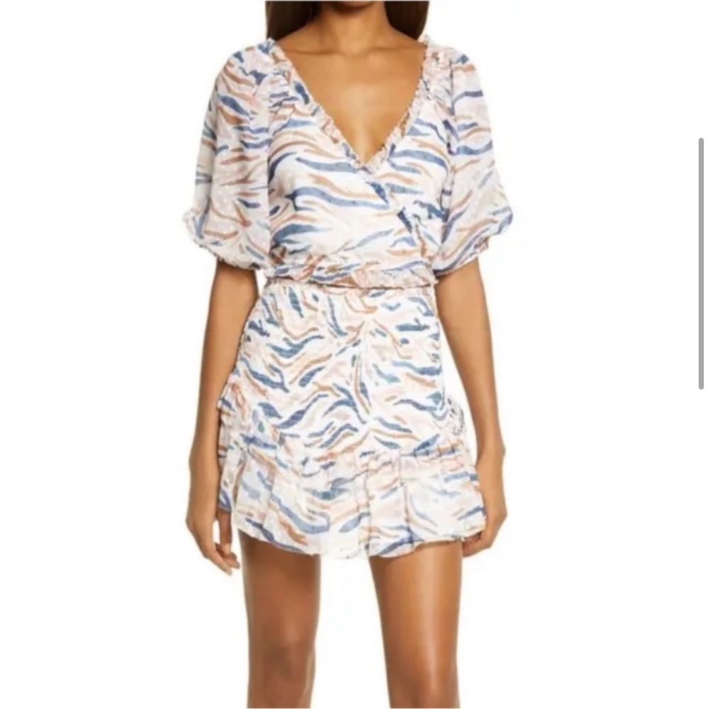 SAYLOR Teryn Print Two-Piece Set Minidress skirt top set Revolve